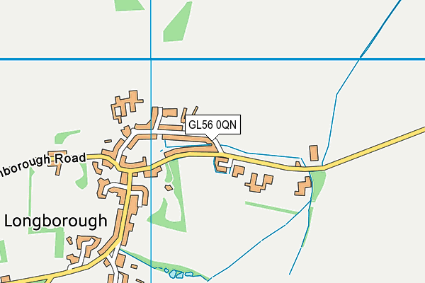 GL56 0QN map - OS VectorMap District (Ordnance Survey)