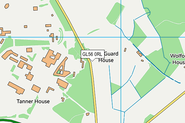 GL56 0RL map - OS VectorMap District (Ordnance Survey)