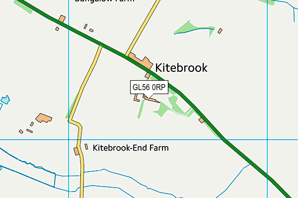 Kitebrook Preparatory School map (GL56 0RP) - OS VectorMap District (Ordnance Survey)