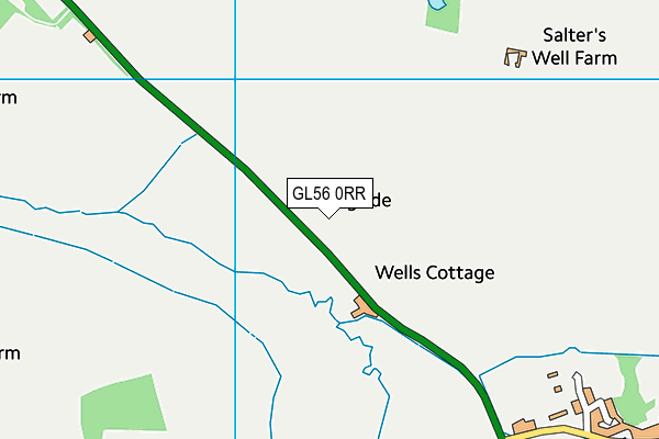 GL56 0RR map - OS VectorMap District (Ordnance Survey)