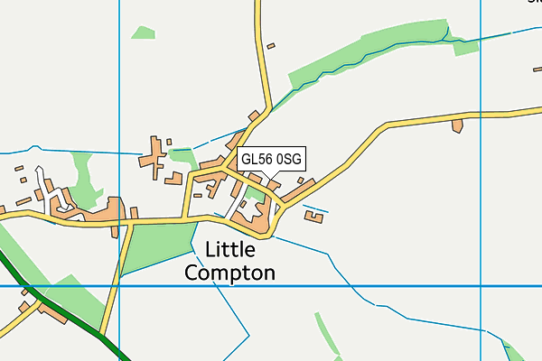 GL56 0SG map - OS VectorMap District (Ordnance Survey)