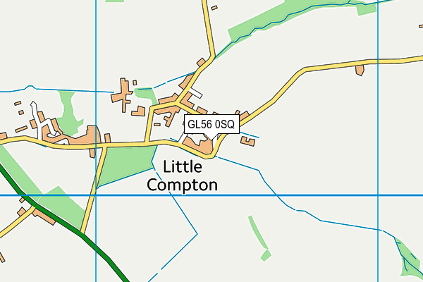 GL56 0SQ map - OS VectorMap District (Ordnance Survey)