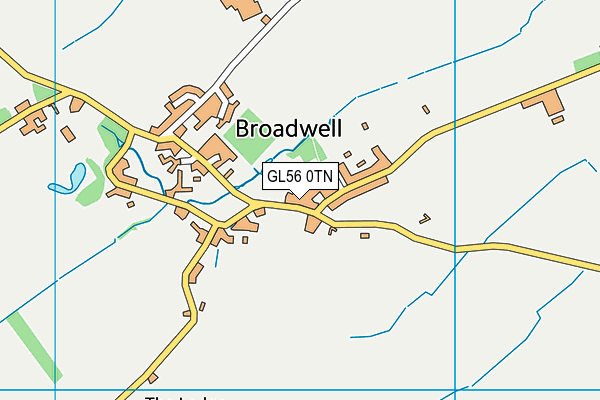 GL56 0TN map - OS VectorMap District (Ordnance Survey)