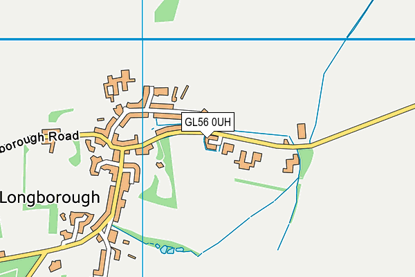 GL56 0UH map - OS VectorMap District (Ordnance Survey)