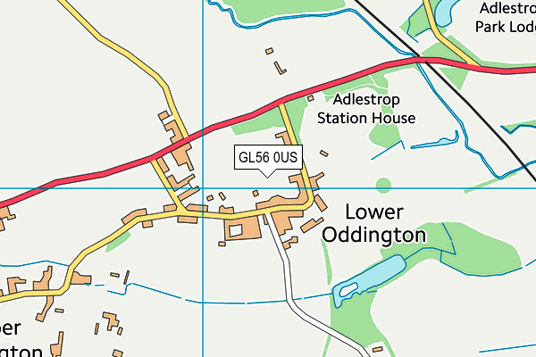 GL56 0US map - OS VectorMap District (Ordnance Survey)