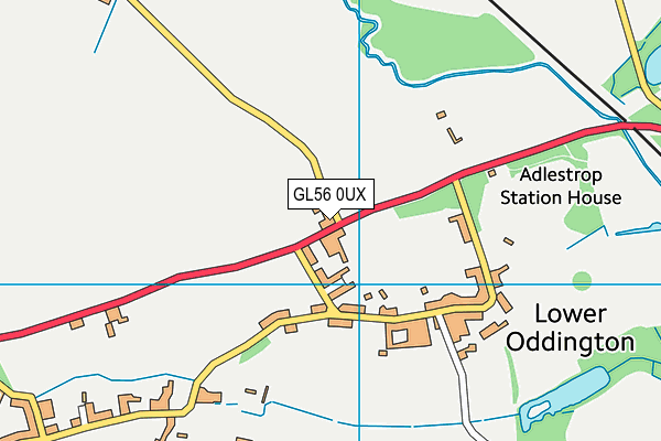 GL56 0UX map - OS VectorMap District (Ordnance Survey)
