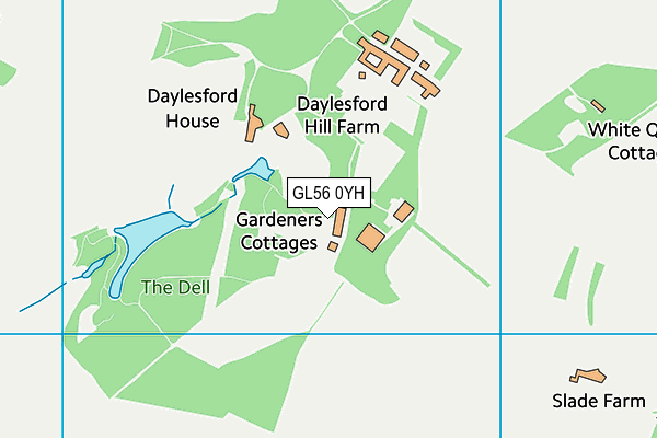 GL56 0YH map - OS VectorMap District (Ordnance Survey)