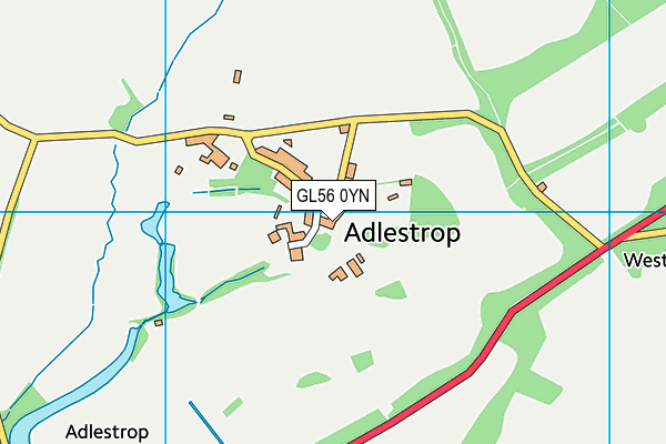 GL56 0YN map - OS VectorMap District (Ordnance Survey)