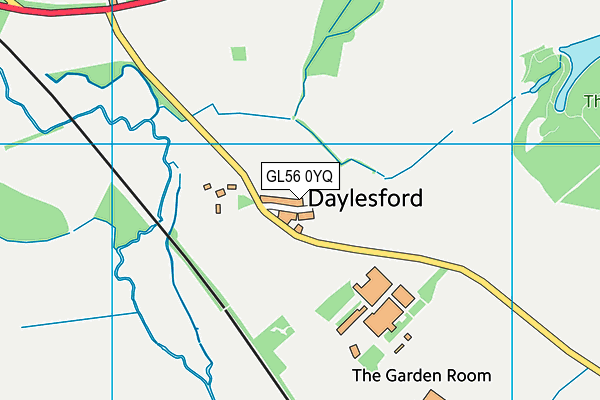 GL56 0YQ map - OS VectorMap District (Ordnance Survey)