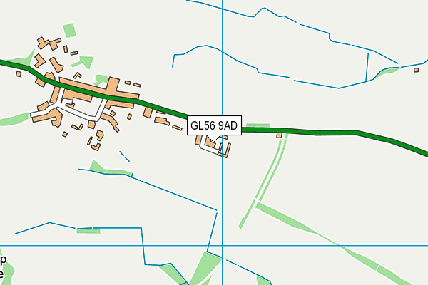 GL56 9AD map - OS VectorMap District (Ordnance Survey)