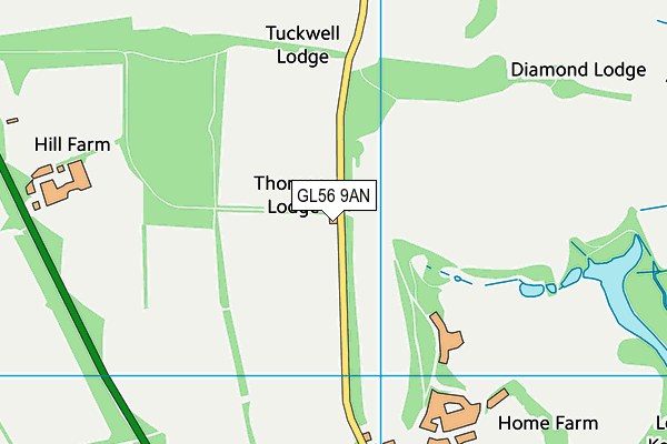 GL56 9AN map - OS VectorMap District (Ordnance Survey)