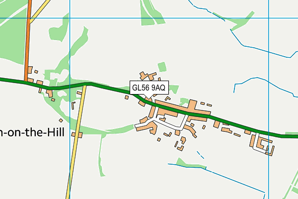 GL56 9AQ map - OS VectorMap District (Ordnance Survey)