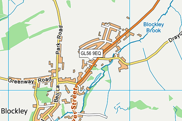 GL56 9EQ map - OS VectorMap District (Ordnance Survey)