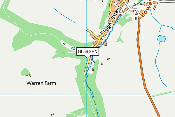 GL56 9HN map - OS VectorMap District (Ordnance Survey)