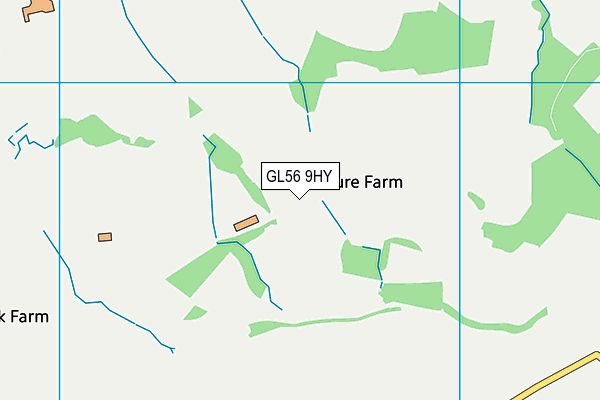 GL56 9HY map - OS VectorMap District (Ordnance Survey)