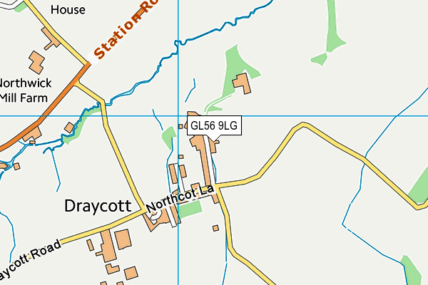 GL56 9LG map - OS VectorMap District (Ordnance Survey)