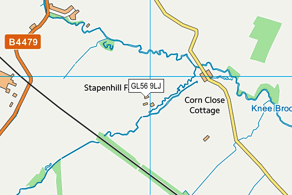 GL56 9LJ map - OS VectorMap District (Ordnance Survey)