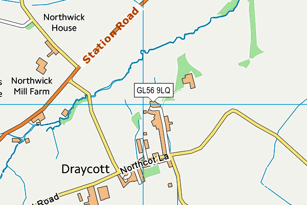 GL56 9LQ map - OS VectorMap District (Ordnance Survey)