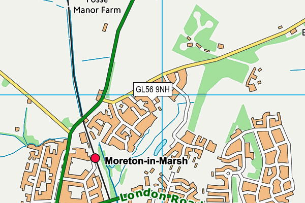 GL56 9NH map - OS VectorMap District (Ordnance Survey)