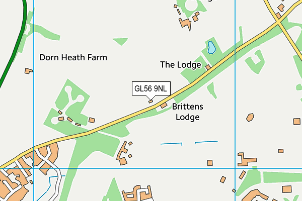 GL56 9NL map - OS VectorMap District (Ordnance Survey)