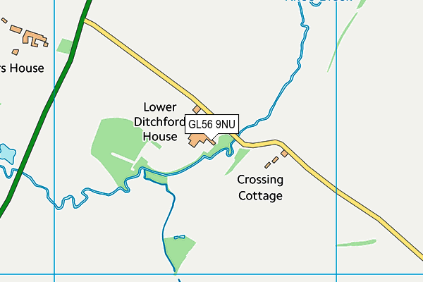 GL56 9NU map - OS VectorMap District (Ordnance Survey)