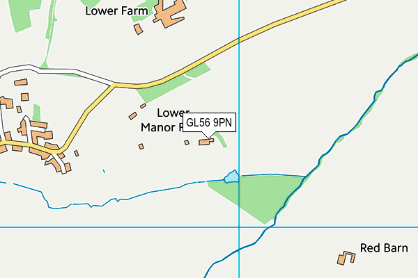 GL56 9PN map - OS VectorMap District (Ordnance Survey)