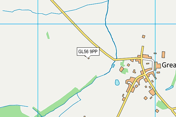 GL56 9PP map - OS VectorMap District (Ordnance Survey)