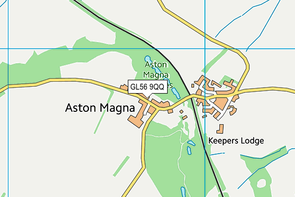 GL56 9QQ map - OS VectorMap District (Ordnance Survey)