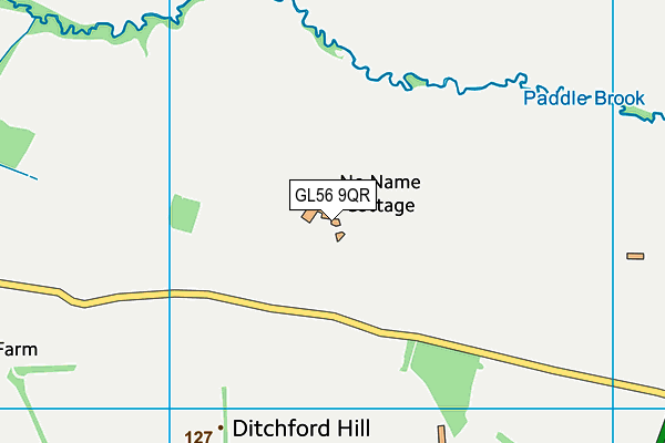 GL56 9QR map - OS VectorMap District (Ordnance Survey)