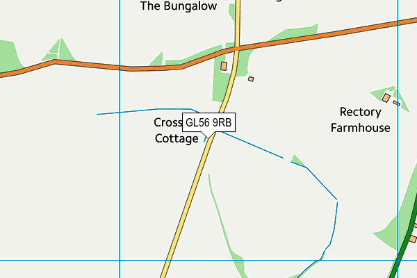 GL56 9RB map - OS VectorMap District (Ordnance Survey)