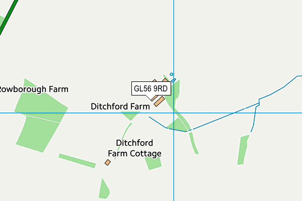 GL56 9RD map - OS VectorMap District (Ordnance Survey)