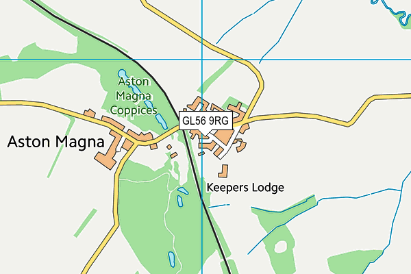 GL56 9RG map - OS VectorMap District (Ordnance Survey)