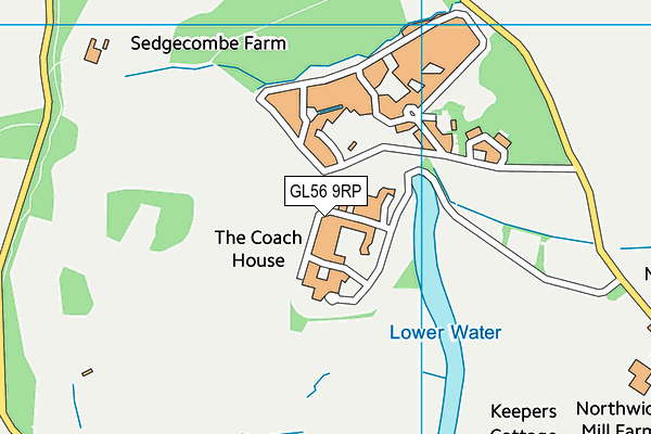 GL56 9RP map - OS VectorMap District (Ordnance Survey)