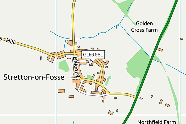 GL56 9SL map - OS VectorMap District (Ordnance Survey)