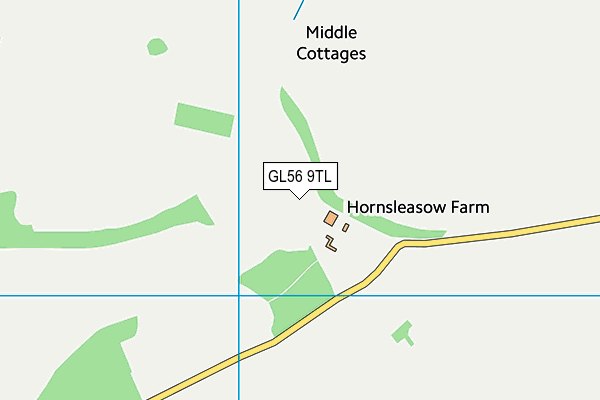 GL56 9TL map - OS VectorMap District (Ordnance Survey)