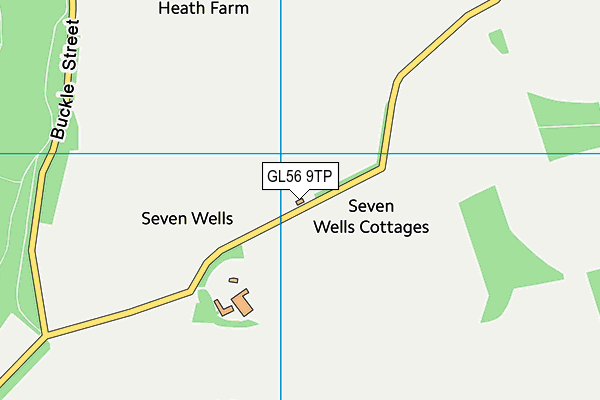 GL56 9TP map - OS VectorMap District (Ordnance Survey)