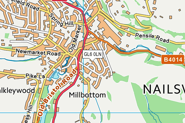 GL6 0LN map - OS VectorMap District (Ordnance Survey)