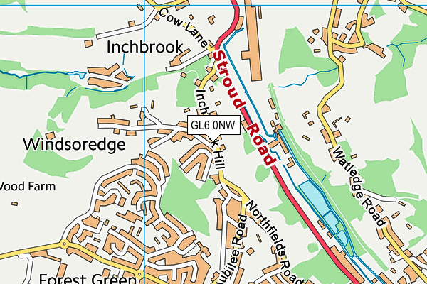 GL6 0NW map - OS VectorMap District (Ordnance Survey)