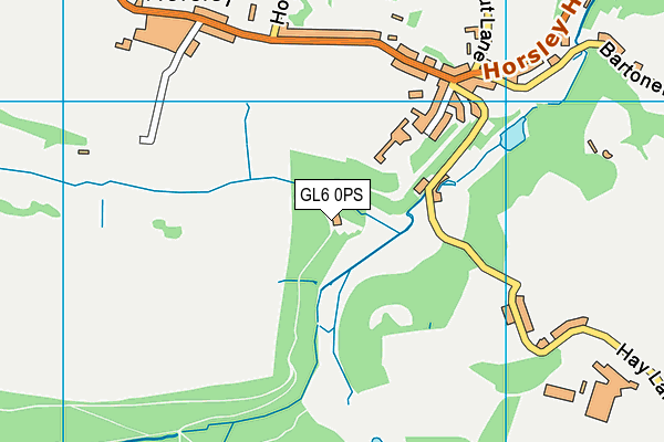 GL6 0PS map - OS VectorMap District (Ordnance Survey)