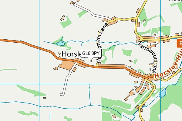 GL6 0PY map - OS VectorMap District (Ordnance Survey)