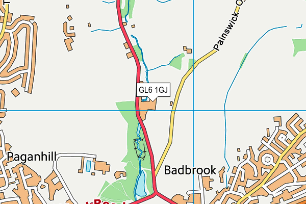 GL6 1GJ map - OS VectorMap District (Ordnance Survey)