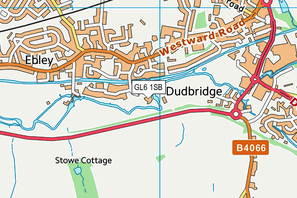 GL6 1SB map - OS VectorMap District (Ordnance Survey)