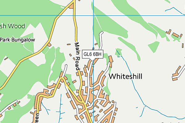 GL6 6BH map - OS VectorMap District (Ordnance Survey)