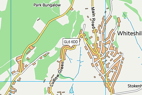 GL6 6DD map - OS VectorMap District (Ordnance Survey)