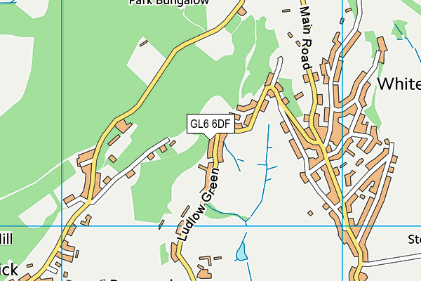 GL6 6DF map - OS VectorMap District (Ordnance Survey)