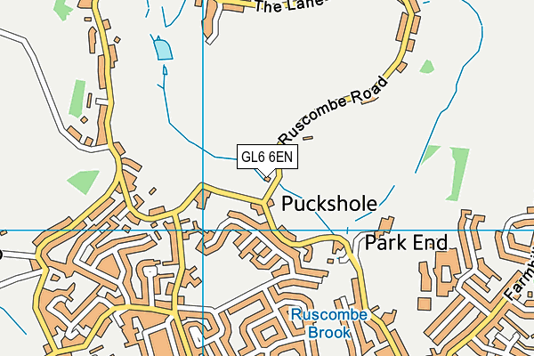 GL6 6EN map - OS VectorMap District (Ordnance Survey)