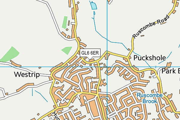 GL6 6ER map - OS VectorMap District (Ordnance Survey)
