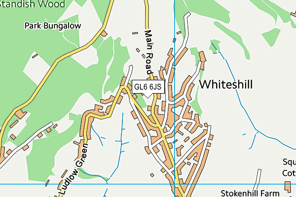 GL6 6JS map - OS VectorMap District (Ordnance Survey)