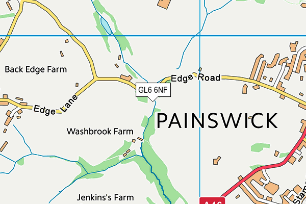 GL6 6NF map - OS VectorMap District (Ordnance Survey)