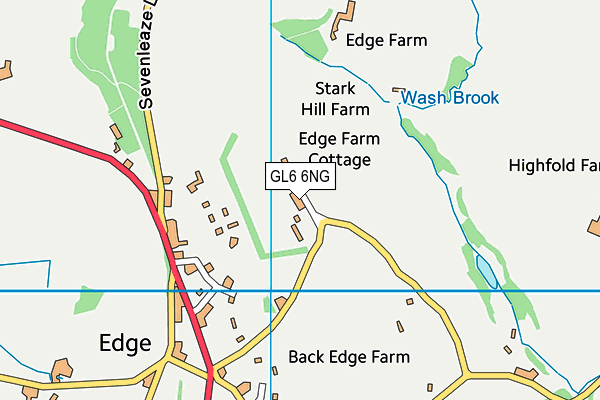 GL6 6NG map - OS VectorMap District (Ordnance Survey)